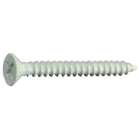 Midwest Fastener Sheet Metal Screw, #8 x 1-1/2 in, Painted Steel Flat Head Phillips Drive, 30 PK 36252